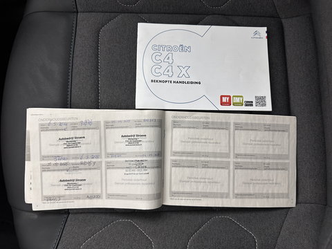 Citroën Ë-C4 X Feel Pack 50 kWh [ 3-Fase-11Kw ] {SOH-91%} (INCL-BTW) *HEATPUMP | FULL-LED | LEATHER-FABRIC | DIGI-COCKPIT | DAB | COMFORTSEATS | CAMERA | ECC | CARPLAY | LANE-ASSIST | PDC | CRUISE | 18''ALU*