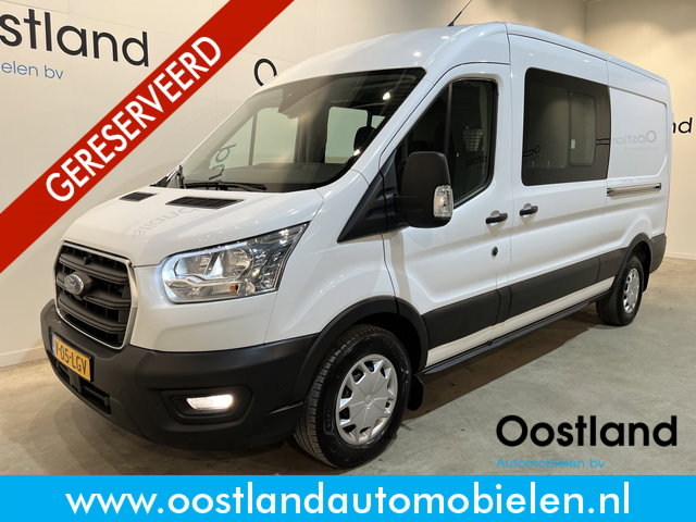 Ford Transit - 2.0 TDCI L3H2 DC Dubbel Cabine Trend 130 PK / Euro 6 / Airco / Schuifdeur L + R / Cruise Control / Camera / Trekhaak