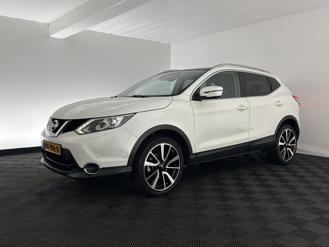 Nissan QASHQAI 1.2 Tekna *PANO | FULL-LEATHER | TOP-VIEW | BLIND-SPOT | NAVI-FULLMAP | HEATED-COMFORTSEATS | KEYLESS | DAB+ | PRIVACY-GLASS | 19''ALU | TOWBAR*