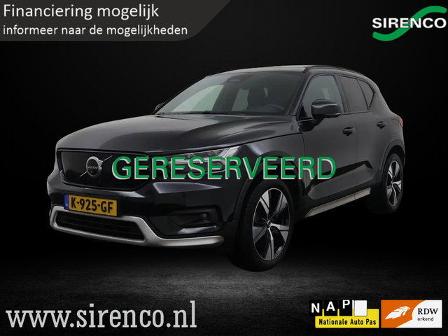 Volvo XC40 - Recharge P8 AWD R-Design | vol leder met memory | stoel & stuurverwarming | panodak | uitstraling! | warmtepomp |
