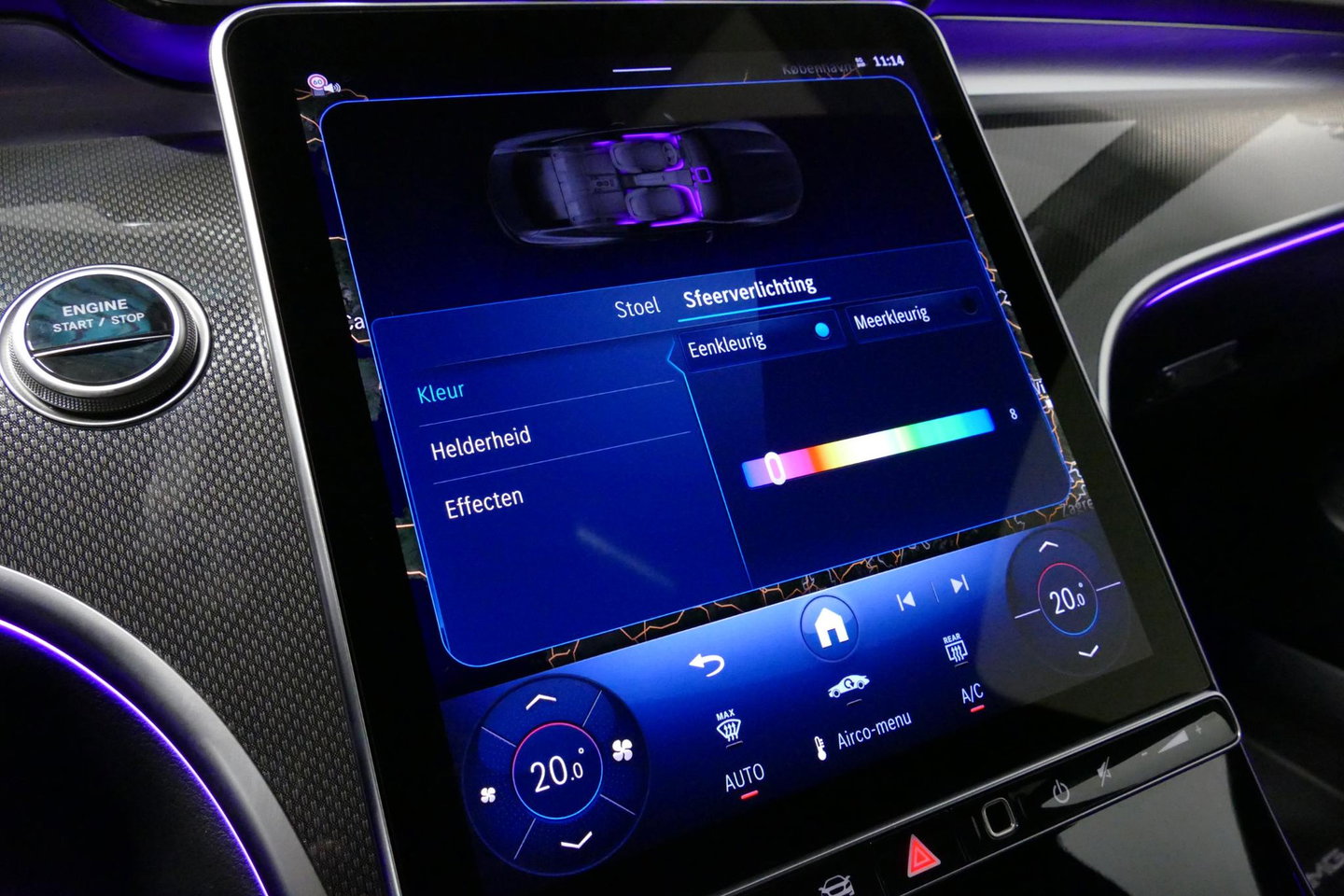 Mercedes-Benz CLE Coupé 300 e AMG Line / E53 AMG Look / Maxton design Bodykit / Panoramadak / Elektr. verstelbare voorstoelen + memory / Digital Light (Laser) / Apple Carplay - Android Auto / Stoelverwarming / Ambienteverlichting / 20'' LMV / Stuurwiel verwarming / Night p