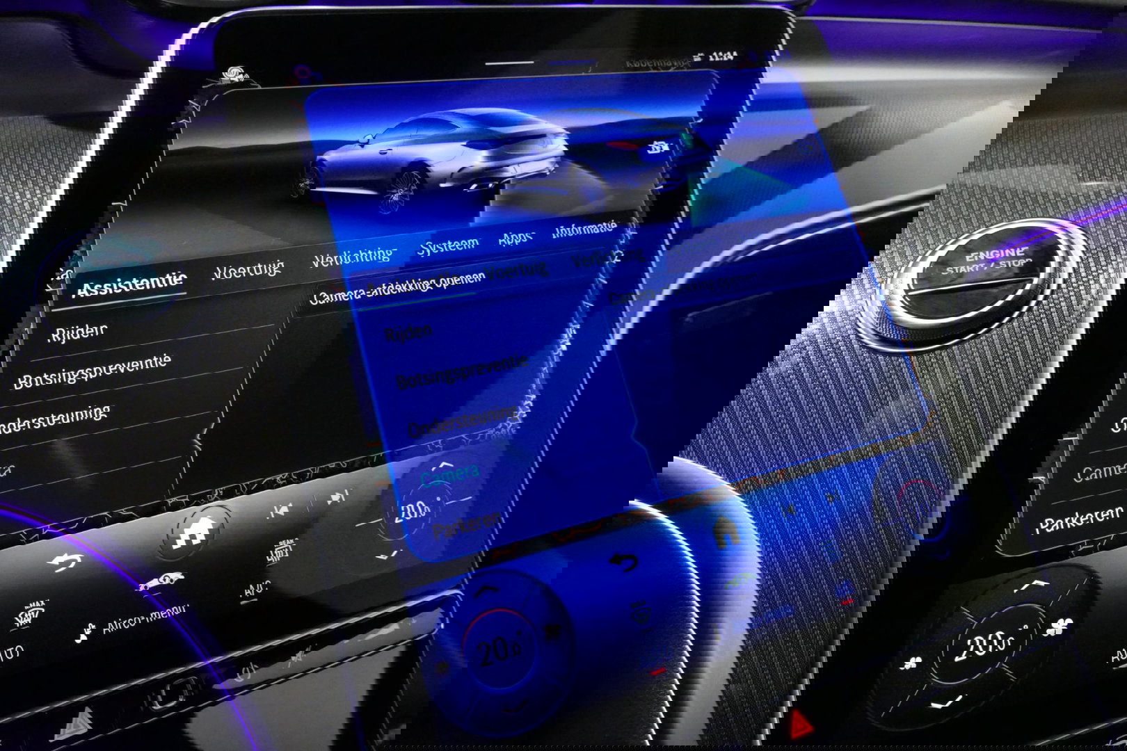 Mercedes-Benz CLE Coupé 300 e AMG Line / E53 AMG Look / Maxton design Bodykit / Panoramadak / Elektr. verstelbare voorstoelen + memory / Digital Light (Laser) / Apple Carplay - Android Auto / Stoelverwarming / Ambienteverlichting / 20'' LMV / Stuurwiel verwarming / Night p