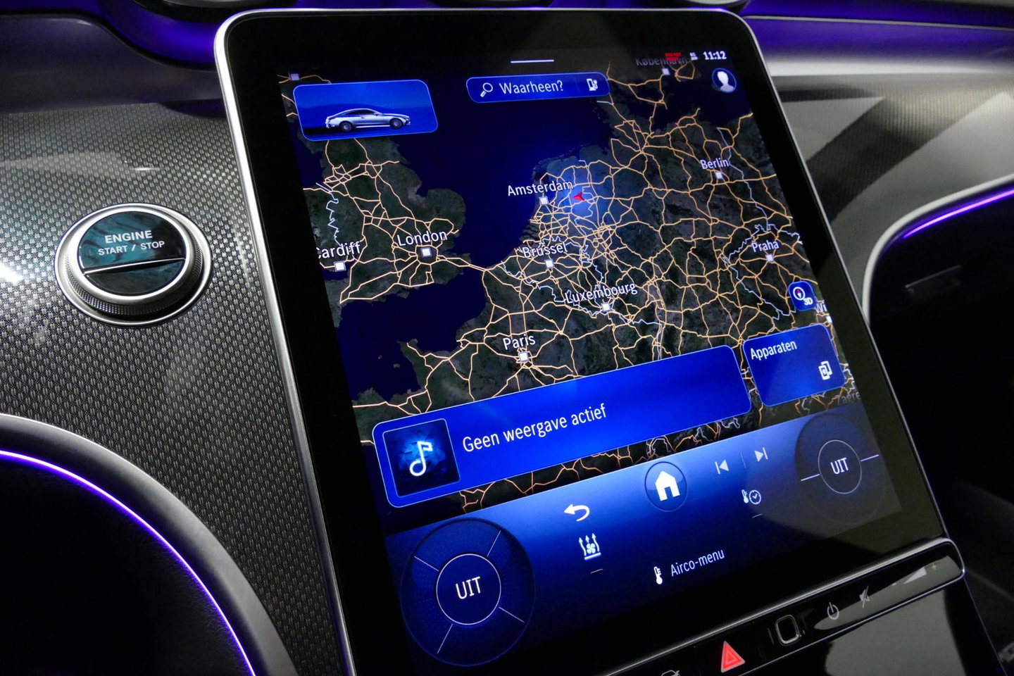 Mercedes-Benz CLE Coupé 300 e AMG Line / E53 AMG Look / Maxton design Bodykit / Panoramadak / Elektr. verstelbare voorstoelen + memory / Digital Light (Laser) / Apple Carplay - Android Auto / Stoelverwarming / Ambienteverlichting / 20'' LMV / Stuurwiel verwarming / Night p