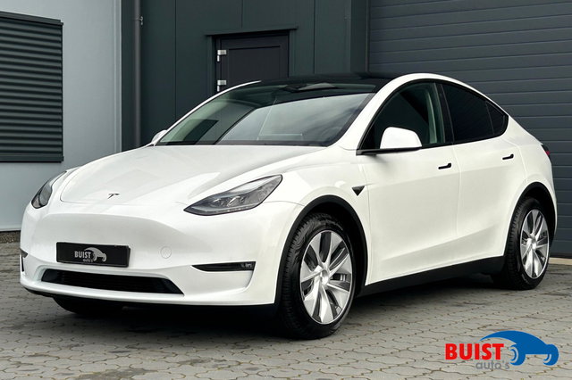 Tesla Model Y - Long Range AWD 75 kWh TREKHAAK PANO LEER 1e eig.!