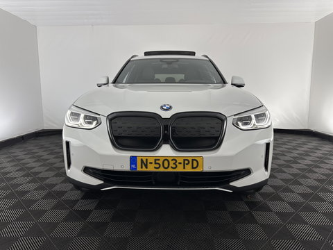 BMW iX3 High Executive 80 kWh [ 3-Fase ] (INCL-BTW) Aut. *PANO | LEATHER | HARMAN/KARDON | FULL-LED | BLINDSPOT | MEMORY-PACK | DIGI-COCKPIT | HEATED-SPORTSEATS | KEYLESS | TOPVIEW | DAB+ | NAVI-FULLMAP | HEAD-UP | PRIVACY-GLASS | 2