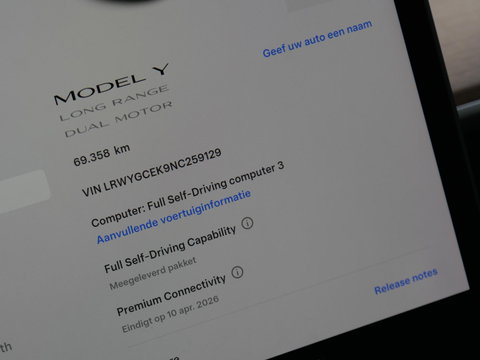 Tesla Model Y 75kWh AWD LONG RANGE/ ELEKT. KLEP/ PREMIUM AUDIO/ SOH 93%