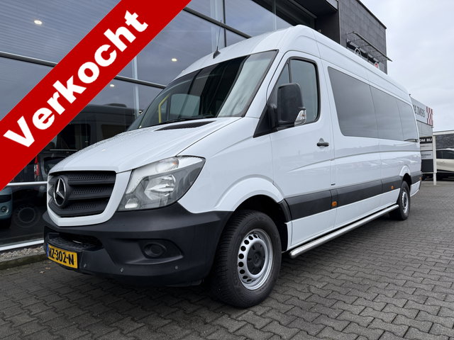 Mercedes-Benz Sprinter - L3H2 Rolstoelbus / Personenbus 313 2.2 BlueTEC 432 HD Automaat (Zeer nette bus met FiT System Pro-vloer en automaat!)