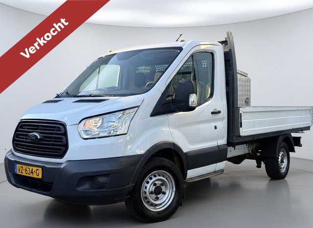 Ford Transit - 350 2.2 TDCI Open Laadbak Pick-Up Maxi 3-Zits 2015 Facelift Model Perfecte Staat 2 De Eigenaar 128151 Km Gereden Nieuwe Apk