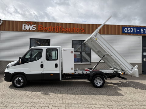 Iveco Daily 35C14D euro 6 / DC 6 persoons / JPM kipper / vaste prijs rijklaar € 24.950 ex btw / lease vanaf € 407 / dubbellucht / cruise en climate control / trekhaak 3500 kg !