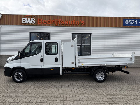 Iveco Daily 35C14D euro 6 / DC 6 persoons / JPM kipper / vaste prijs rijklaar € 24.950 ex btw / lease vanaf € 407 / dubbellucht / cruise en climate control / trekhaak 3500 kg !