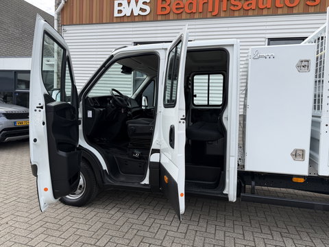 Iveco Daily 35C14D euro 6 / DC 6 persoons / JPM kipper / vaste prijs rijklaar € 24.950 ex btw / lease vanaf € 407 / dubbellucht / cruise en climate control / trekhaak 3500 kg !