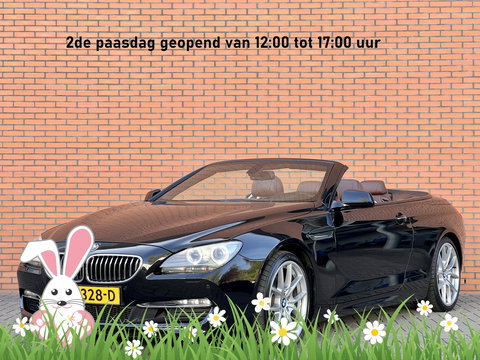 BMW 6 Serie Cabrio 640i High Executive | 320 PK! | Head-Up Display | Softclose | Xenon | 20" Lichtmetaal | Camera | Lederen Bekleding