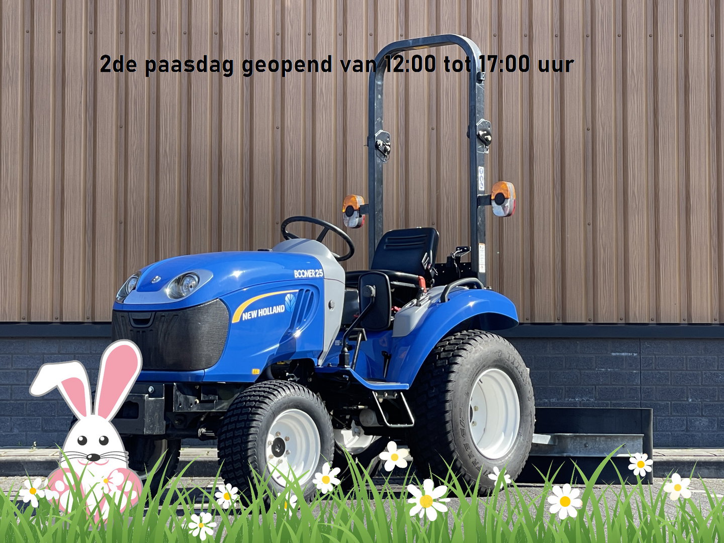 New Holland Boomer 25 | Aftak as voor + achter | Hefinrichting | 4WD | Differentieel slot | Cruise control | 58 uur | nieuw staat | trekhaak |