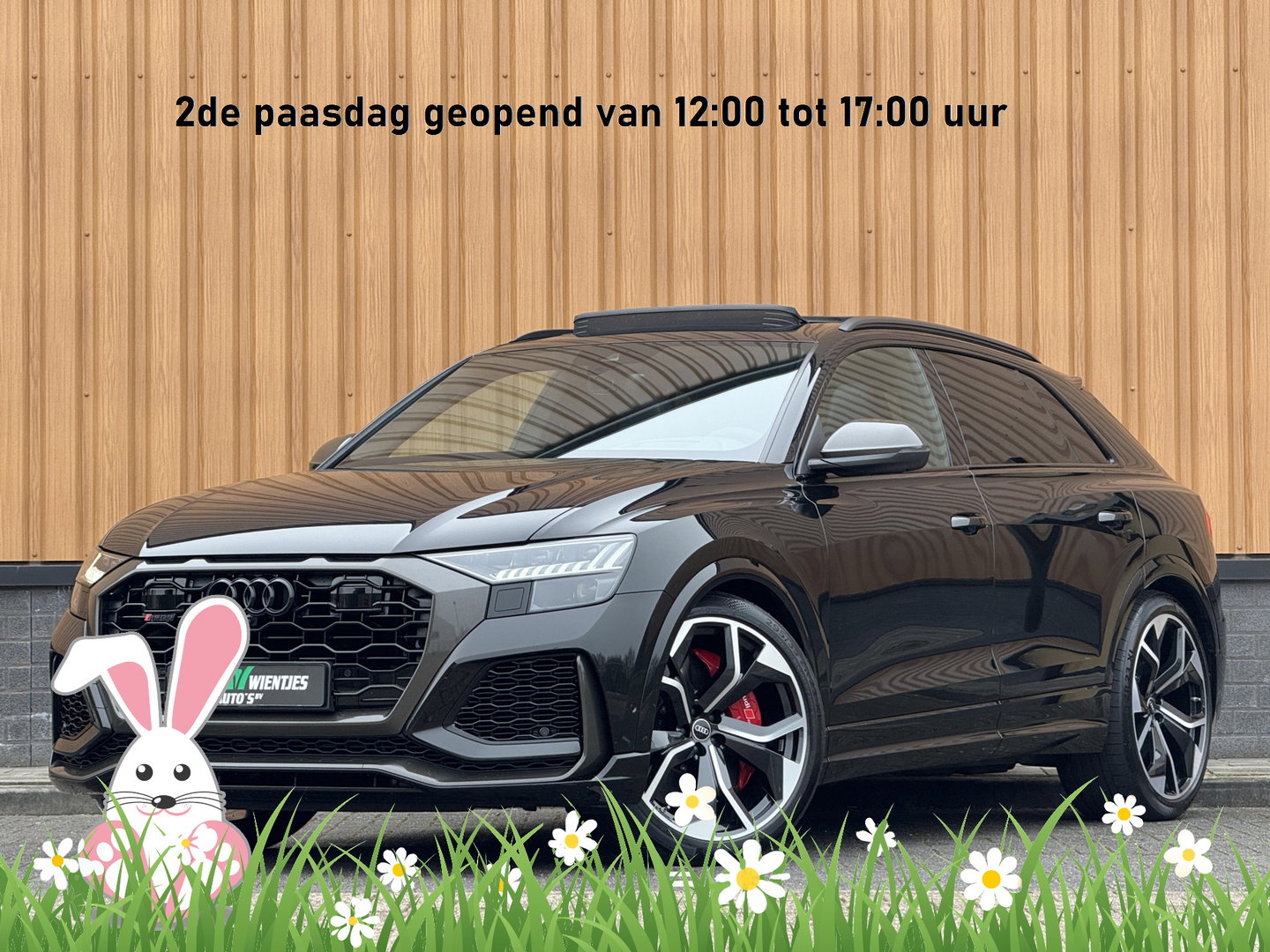 Audi RS Q8 4.0 TFSI RS Q8 quattro | Carbon Optiek Pakket | Dynamic Plus | Keramisch | 23'' lichtmetaal | Panoramadak | Massage | 600 Pk! | Head-up display | Trekhaak | Bang & Olufson |