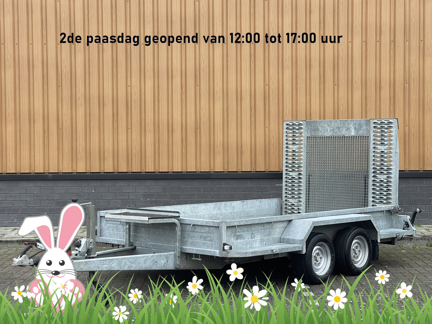 Saris C3000 | Dubbelasser | Laadklep | 3000 KG!! |