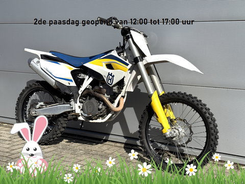 Husqvarna FE 350 | 92 uur | 4-Takt | Elektrische start | Vorkbeschermers Polisport | Crossmotor |