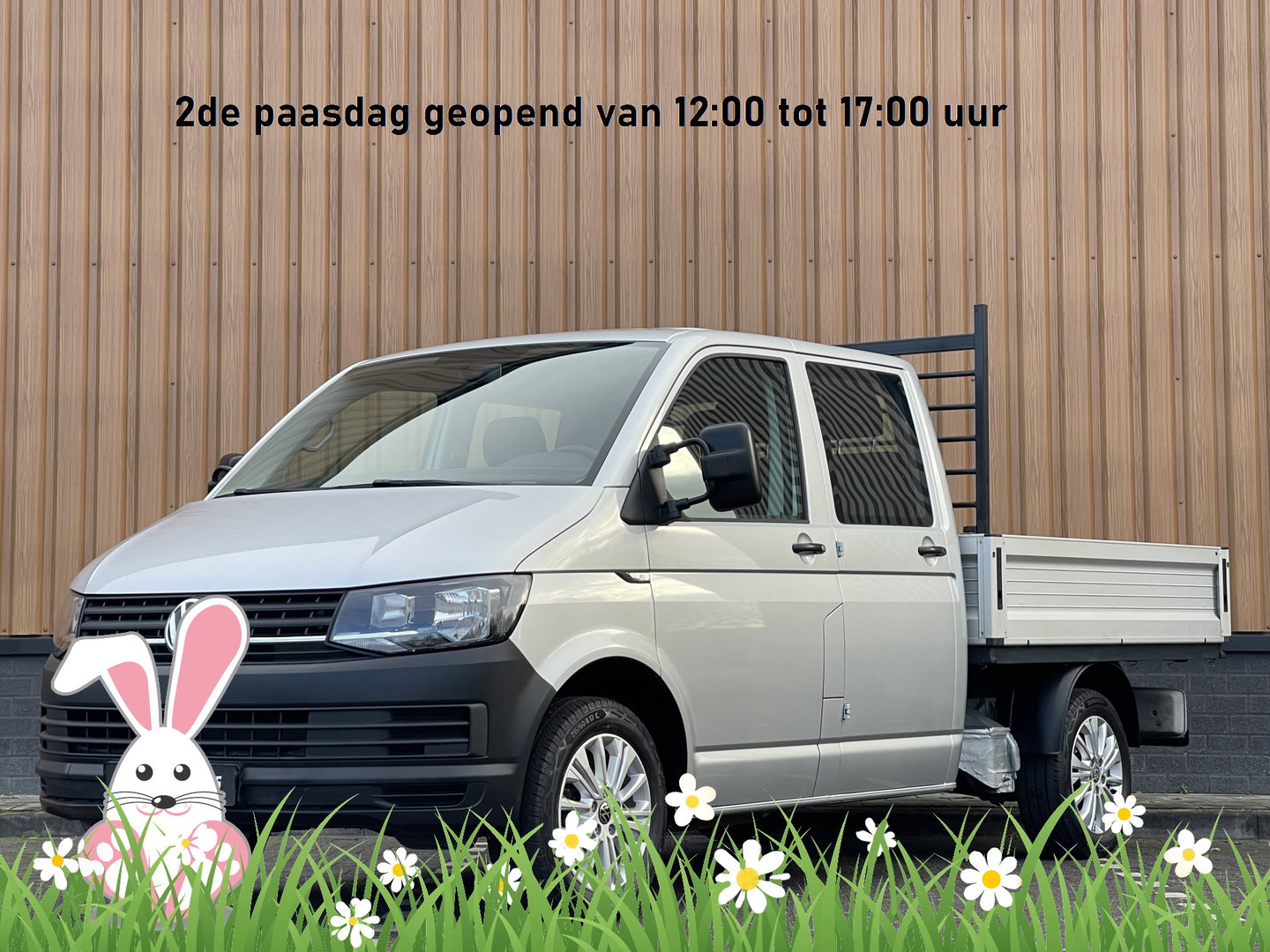 Volkswagen Transporter 2.0 TDI L2H1 DC | Marge! | Pick-up! | 6 Pers. | Trekhaak | Apple Carplay | Cruise Control | Stop&GO | Airconditioning |