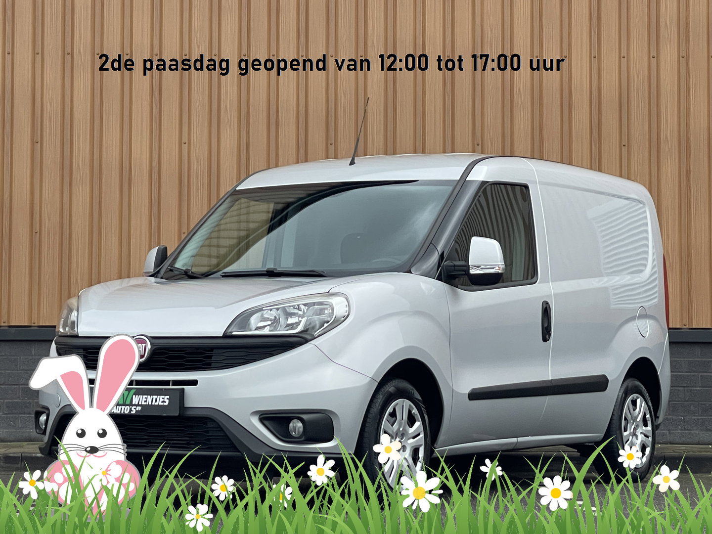 Fiat Doblò 1.3 MJ L1 | Marge! | Trekhaak | Navigatie | Airconditioning | Cruise Control | Bluetooth | DAB | Multifunctioneel Stuurwiel | Elektrische Spiegels | Elektrische Ramen |