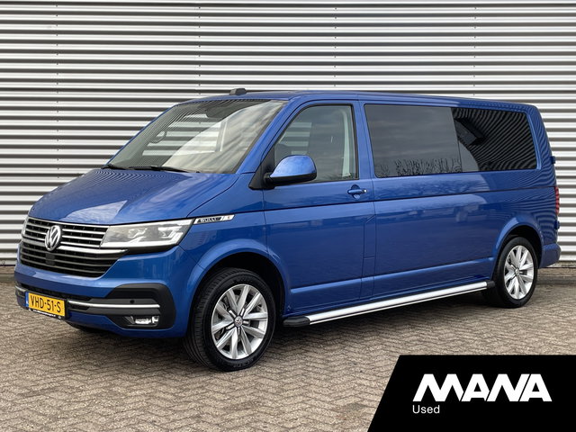 Volkswagen Transporter - 2.0TDI L2H1 199PK DC BULLI Automaat Lederen bekleding Camera Cruise Airco Stoelverwarming LED