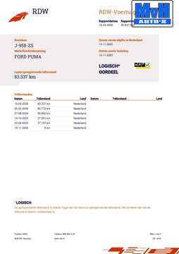 Ford Puma 1.0 EcoBoost Hybrid ST-Line X|B&O|LED|CAMERA|TREKH