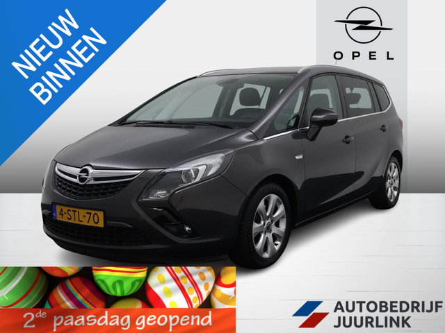 Opel Zafira - Tourer 1.4 Turbo Trekhaak/Cruise/Airco 1500kg trekgewicht Parkeersensoren achter
