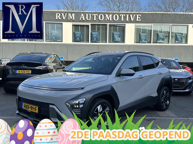Hyundai Kona - 1.6 GDI HEV Premium Sky VAN: 34.900,- VOOR 31.877,- UW LENTEVOORDEEL: 3.023,- | DEALER ONDERHOUDEN | FABR. GARANTIE t/m 06-2031