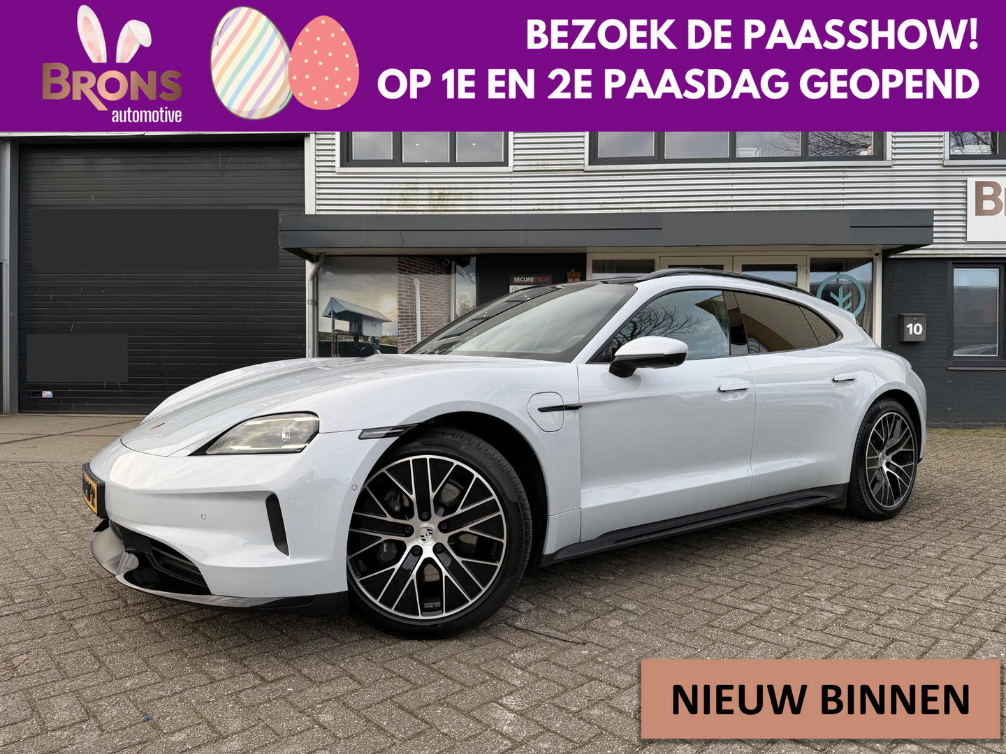 Porsche Taycan Sport Turismo Black Edition 105 kWh Pano l Massage l bijrijders scherm
