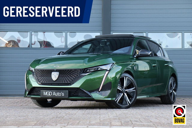 Peugeot 308 - 1.2 PureTech GT /LED/PANODAK/SFEERVERL./CARPLAY/360 CAMERA/KEYLESS/STUURVERW.!