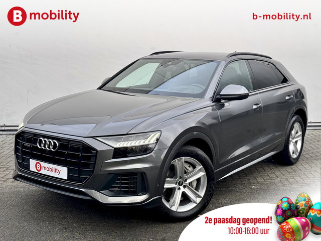 Audi Q8 - 55 TFSI e Hybride Quattro Pro Line Plus Trekhaak 3.500kg Head Up Display | Adaptive Cruise Control | Bang& Olufsen | Stoelverwarming/Ventilatie | 360 Camera
