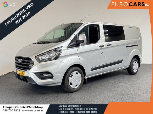 Ford Transit Custom - 131pk Automaat L2H1 Trend Dubbele Cabine 2x Schuifdeur Navigatie Apple Carplay/Android Auto Cruise control Airco Euro6