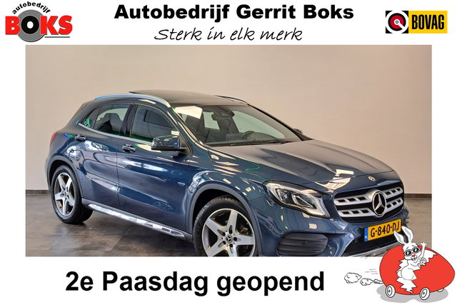 Mercedes-Benz GLA - 180 Business Solution AMG Panoramadak Clima Cruise Navigatie camera 18"LM ! 2e Paasdag geopend van 12.00 tot 17:00u !