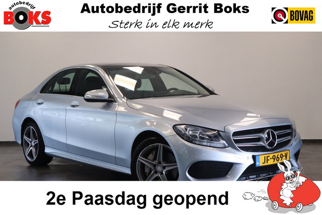 Mercedes-Benz C-Klasse - 250 Ambition AMG Panoramadak Head-up! ! 2e Paasdag geopend van 12.00 tot 17:00u !