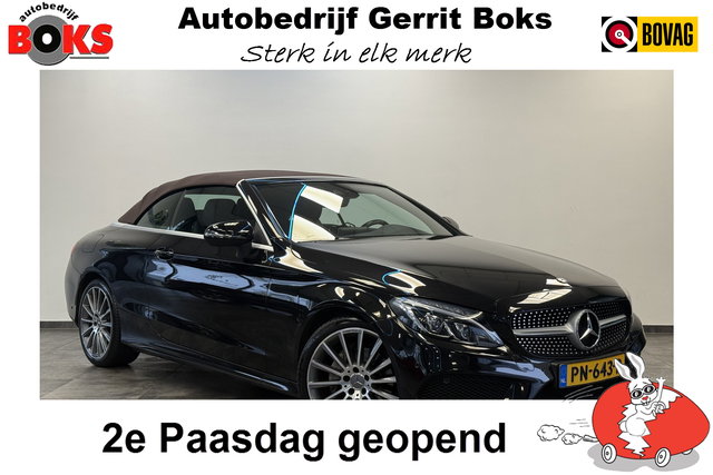 Mercedes-Benz C-Klasse - Cabrio 200 Prestige Cruise/Climate Navi Elek.Stoelen ! 2e Paasdag geopend van 12.00 tot 17:00u !