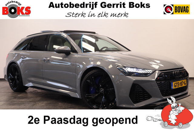 Audi RS6 - A6 Avant TFSI Quattro Keramisch Leder Panoramadak 4WS Nardo B&O! ! 2e Paasdag geopend van 12.00 tot 17:00u !