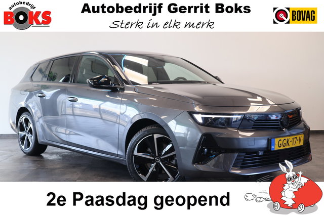 Opel Astra - Sports Tourer 1.2 Turbo Hybrid GS Full-led Head-up Navigatie ! 2e Paasdag geopend van 12.00 tot 17:00u !