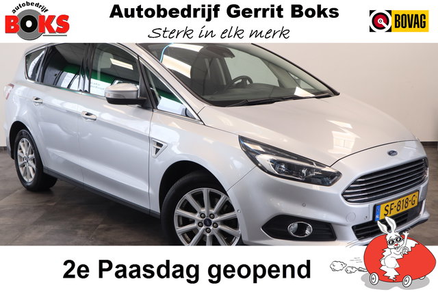 Ford S-Max - 1.5 Titanium 7p. Cruise/Climate Navi PDC Elekt. Stoelen NAP ! 2e Paasdag geopend van 12.00 tot 17:00u !