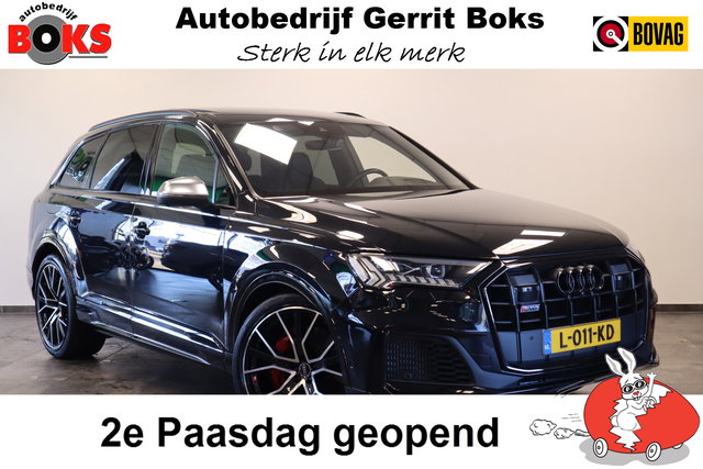 Audi Q7 - 4.0 TFSI SQ7 quattro ACC B&O Trekhaak 507PK Luchtvering 4 wiel besturing ! 2e Paasdag geopend van 12.00 tot 17:00u !