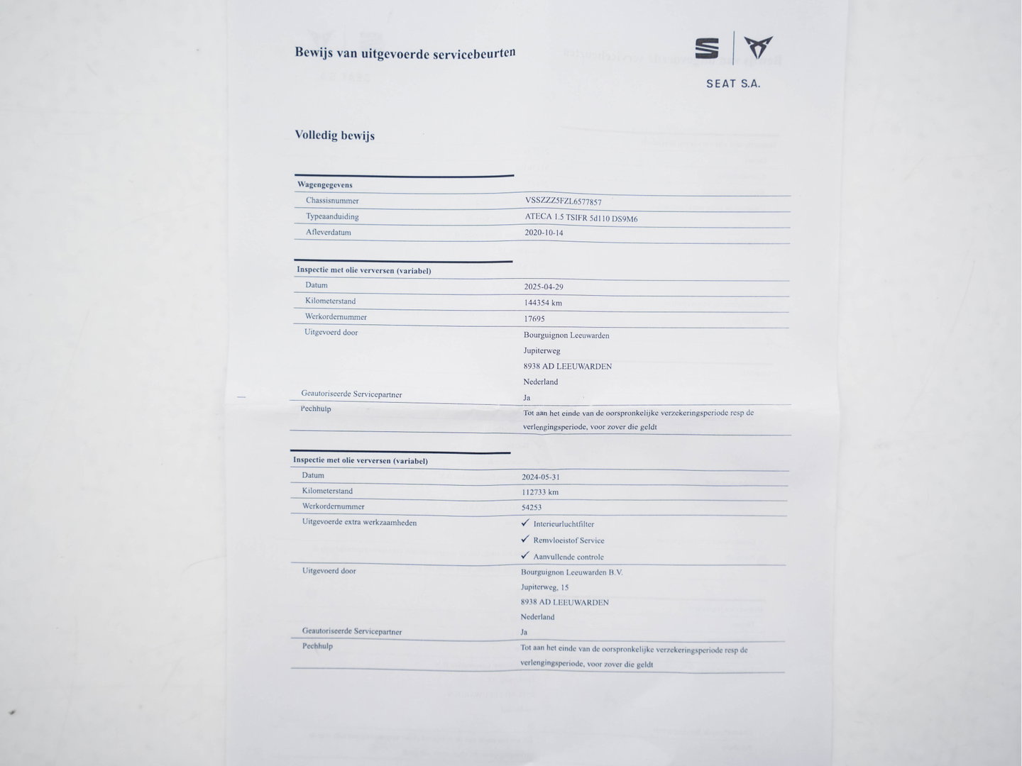 SEAT Ateca 1.5 TSI FR Business Intense (INCL-BTW) *FULL-LED | SPORTSEATS | NAVI-FULLMAP | LEATHER-MICROFIBRE | CAMERA | KEYLESS | DAB+ | CARPLAY | ECC | PDC | CRUISE | TOWBAR | 18''ALU*