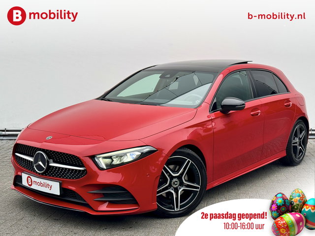 Mercedes-Benz A-Klasse - 180 Business Solution AMG Night Upgrade Automaat Schuif/Kanteldak | Stoelverwarming | Achteruitrijcamera | DAB Audio