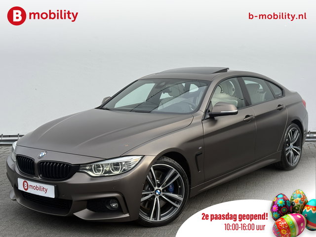 BMW 4 Serie - Gran Coupé 435i High Executive M-Sport 'frozen-bronze' NL Auto! | Schuif/Kanteldak | Head-Up Display | Achteruitrijcamera