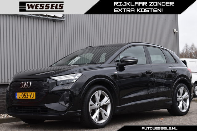 Audi Q4 e-tron - 40 Launch edition S-line Competition 77 kWh Wegkl. trekhaak, Virtual cockpit, Adaptive cruise, Camera, Stoelverwarming, NAP