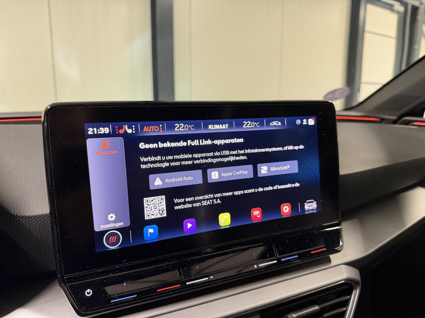 SEAT Leon Sportstourer Seat Leon 1.4 TSI eHybrid PHEV FR Pano Stoelverwarming Sfeer