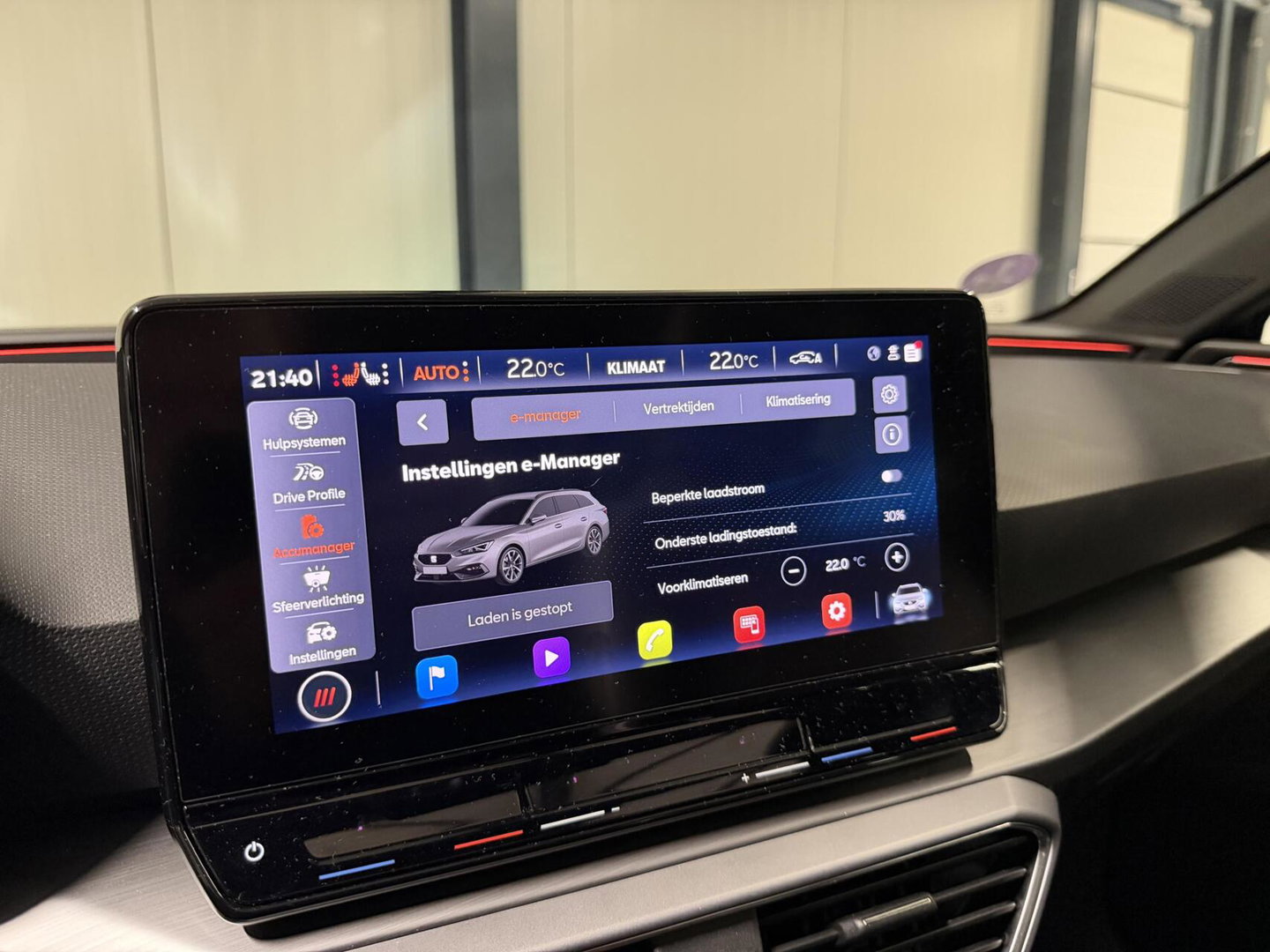 SEAT Leon Sportstourer Seat Leon 1.4 TSI eHybrid PHEV FR Pano Stoelverwarming Sfeer