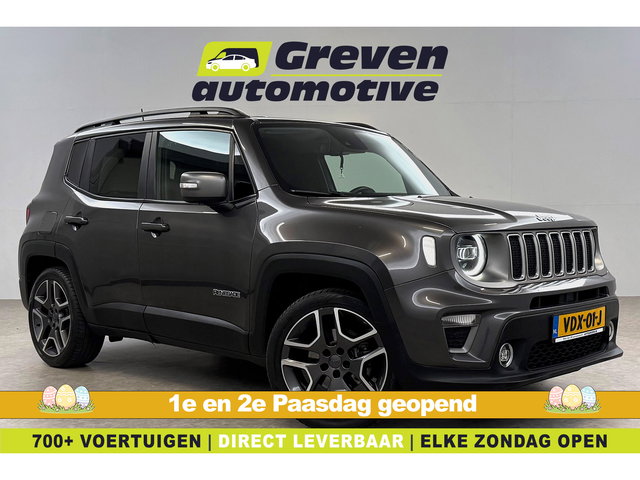 Jeep Renegade - 1.3T Limited 151PK | Grijs Kenteken | VAN | Camera | Carplay | Clima | Adap. Cruise | Keyless