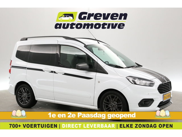 Ford Transit Courier - 1.5 TDCI Sport 100PK 6-bak | 2xSchuifdeur | Airco | Camera | Carplay | Striping | Stoelverw.