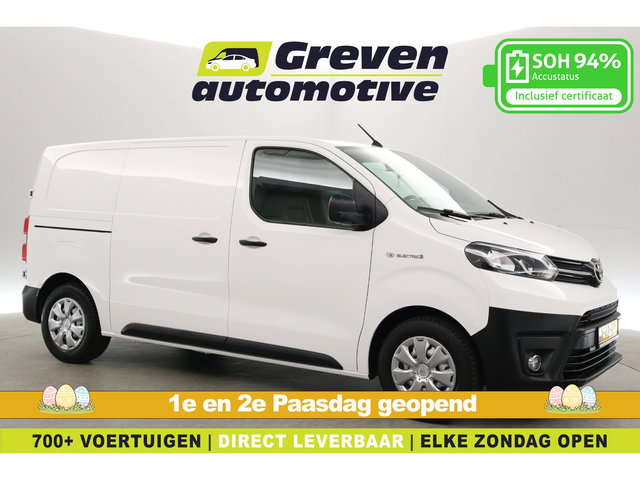Toyota ProAce - Electric Worker Standard Range L2H1 50 kWh | SOH 94% | Snelladen | Airco | Cruise | 3-Zits | Carplay | Navigatie