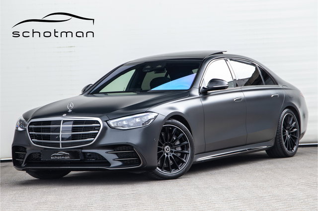 Mercedes-Benz S-Klasse - 580 e 4MATIC Lang AMG Premium, Designo Matzwart, Massage, Achterasbesturing, Airmatic
