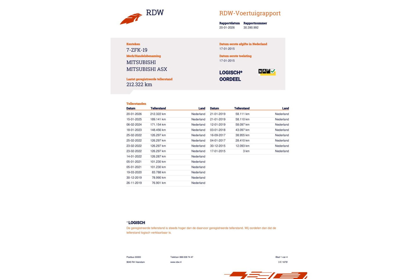 Mitsubishi ASX 1.6 Cleartec Intense+ | Panorama | Camera | NL auto NAP | Clima | LED |