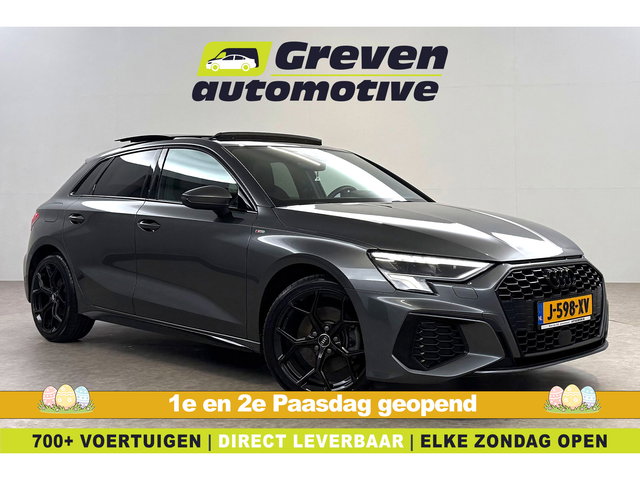 Audi A3 - 30 TFSI S-line Black optic | Pano | Virtual | Carplay | Cruise | Navi | Parkeersens.