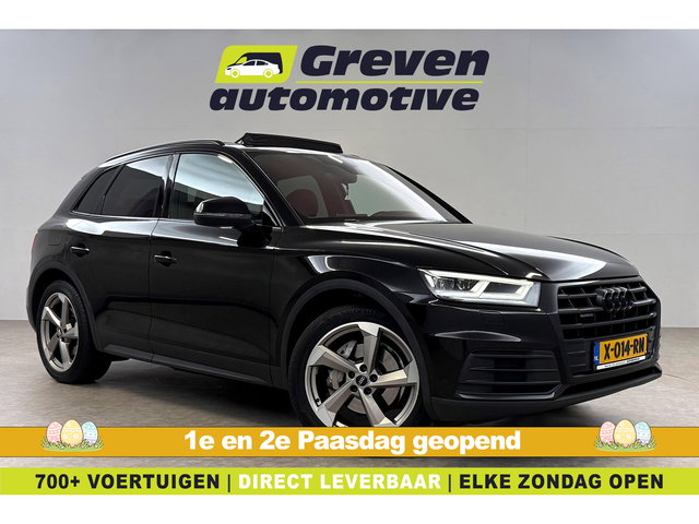 Audi Q5 - 2.0 TDI Quattro Design Pro Line Plus | S-Line | Luchtvering | Pano | Sfeer | B&O | Camera | Virtual | Carplay | Stoel/stuurverw.